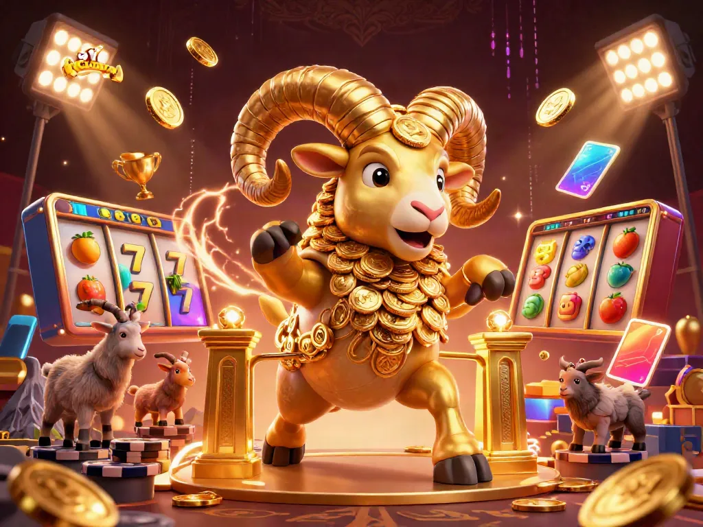 Engage with the 91 CLUB LOGIN dynamic scene featuring golden ram and casino elements in stunning detail.
