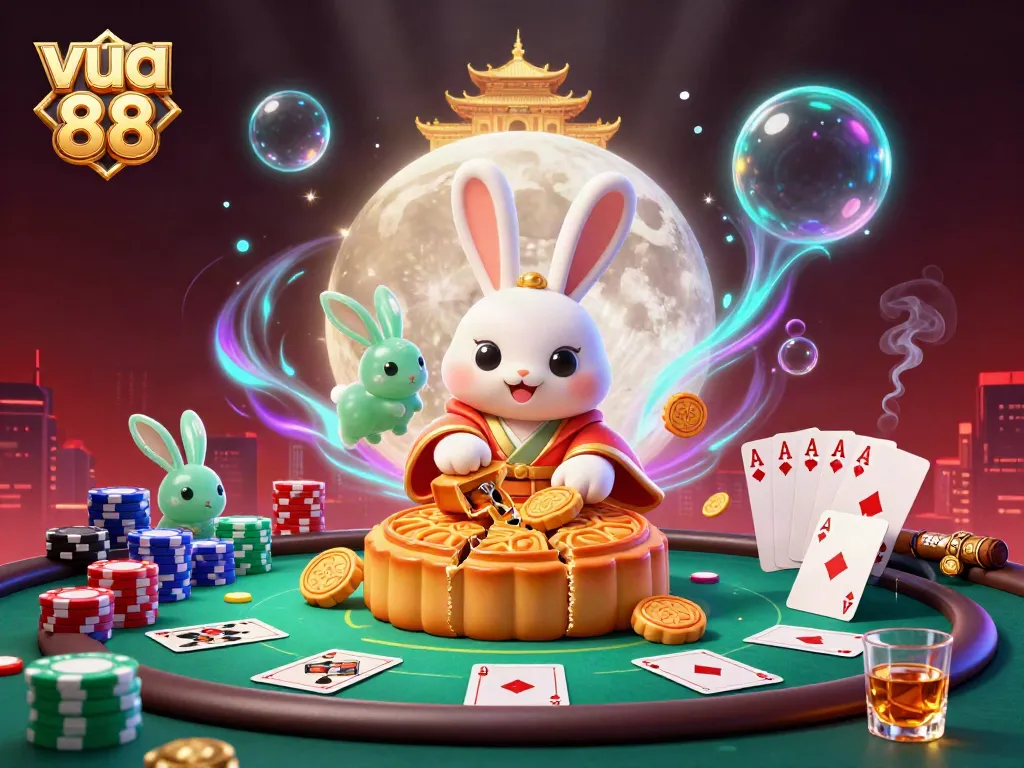 Experience thrilling gameplay at vua 88 with vibrant poker chips, immersive characters, and seductive casino elements.