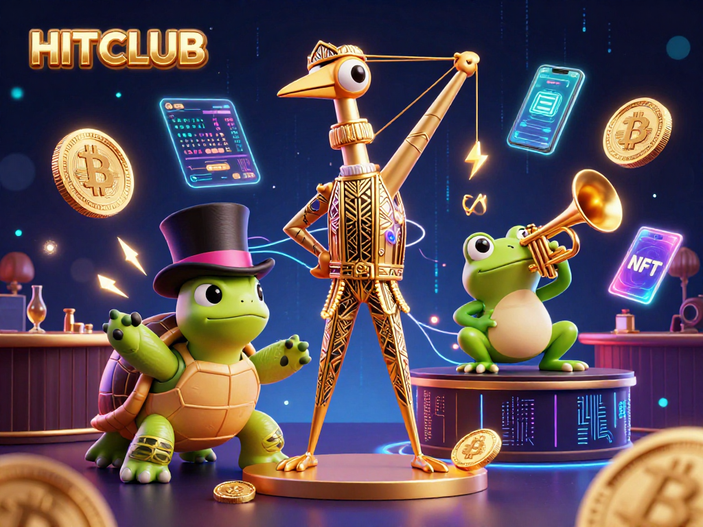 Engage in thrilling gameplay at HITCLUB while experiencing vibrant casino elements and energetic characters.