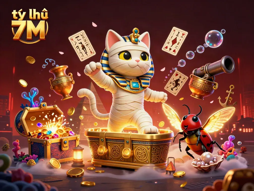 Engage with tỷ lệ 7M while experiencing the excitement of this animated casino adventure.