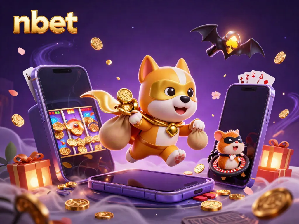 Experience thrilling wins with nbet as a superhero dog and sidekick fly amidst casino fun.