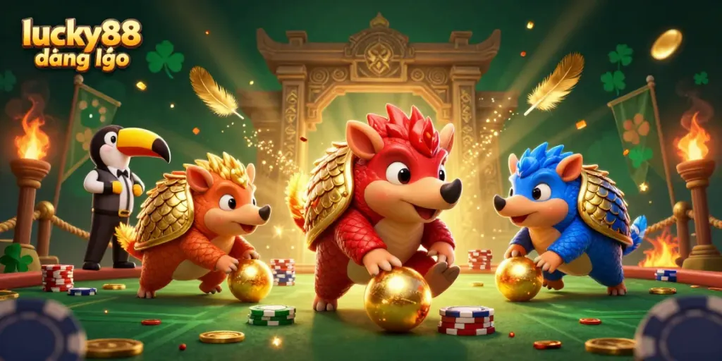 Navigate lucky88 đăng nhập with thrilling pangolins in an exciting casino showdown!