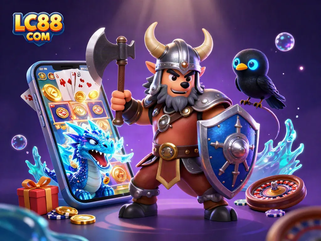 Experience thrilling gameplay at LC88 COM with exciting slots and vibrant 3D illustrations.