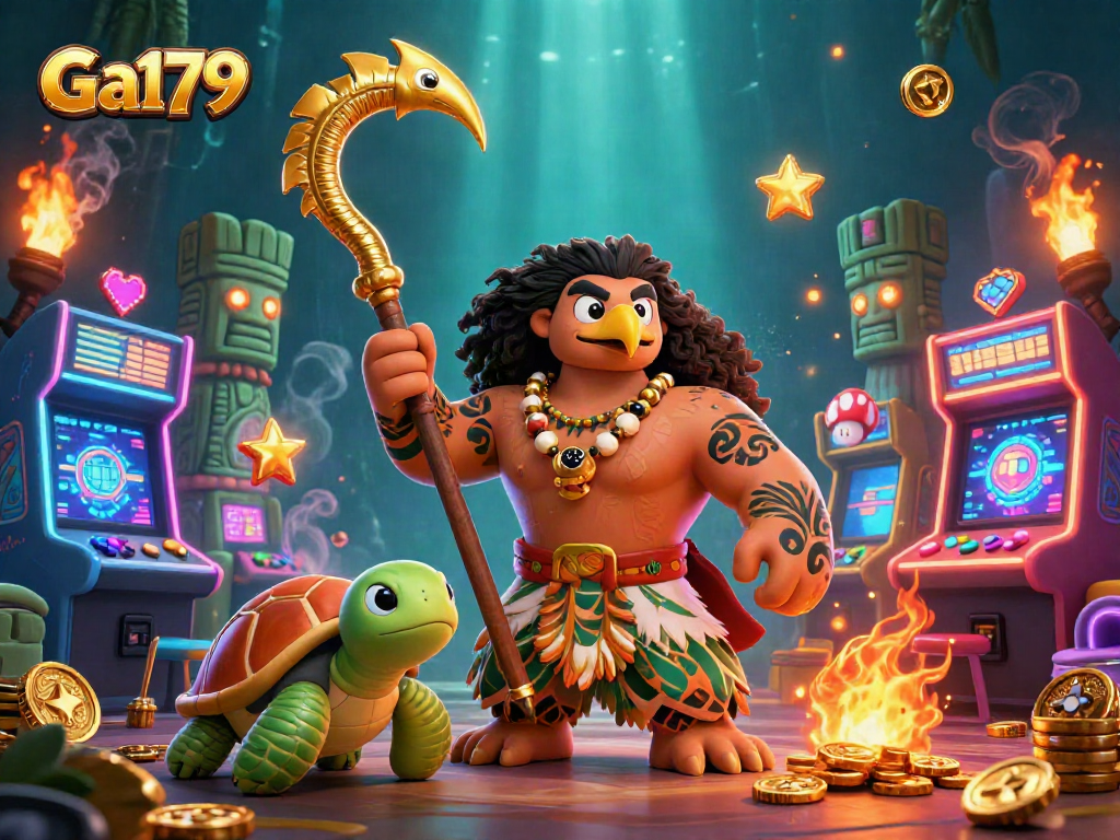 Engage with Ga179 in a vibrant casino-themed contest featuring dynamic characters and games.